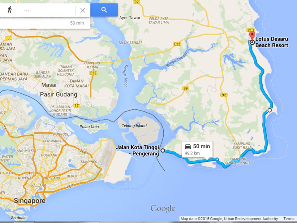 Johor Desaru Map Johor Desaru Map